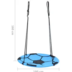 vidaXL Columpio redondo de fútbol 100 cm Hot