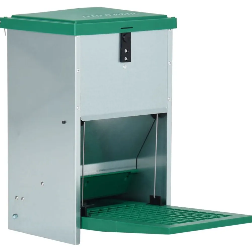 vidaXL Comedero automático para aves de corral con pedal 8 kg