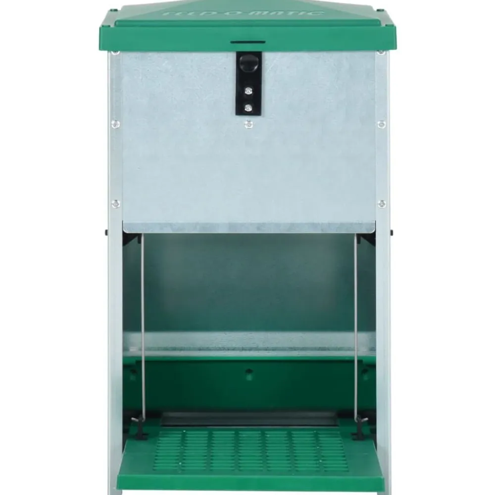 vidaXL Comedero automático para aves de corral con pedal 8 kg