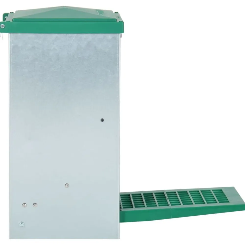 vidaXL Comedero automático para aves de corral con pedal 8 kg