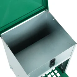 vidaXL Comedero automático para aves de corral con pedal 8 kg