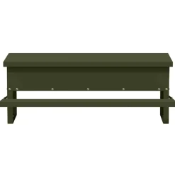 vidaXL Comedero de Pedal para Pollos 48,5 x 39,5 x 19 cm Verde oliva Clearance