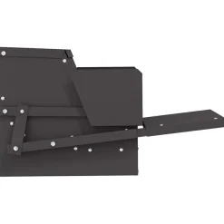 vidaXL Comedero de Pedal para Pollos 50 x 40 x 29 cm Negro Online