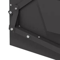 vidaXL Comedero de Pedal para Pollos 50 x 40 x 29 cm Negro Online