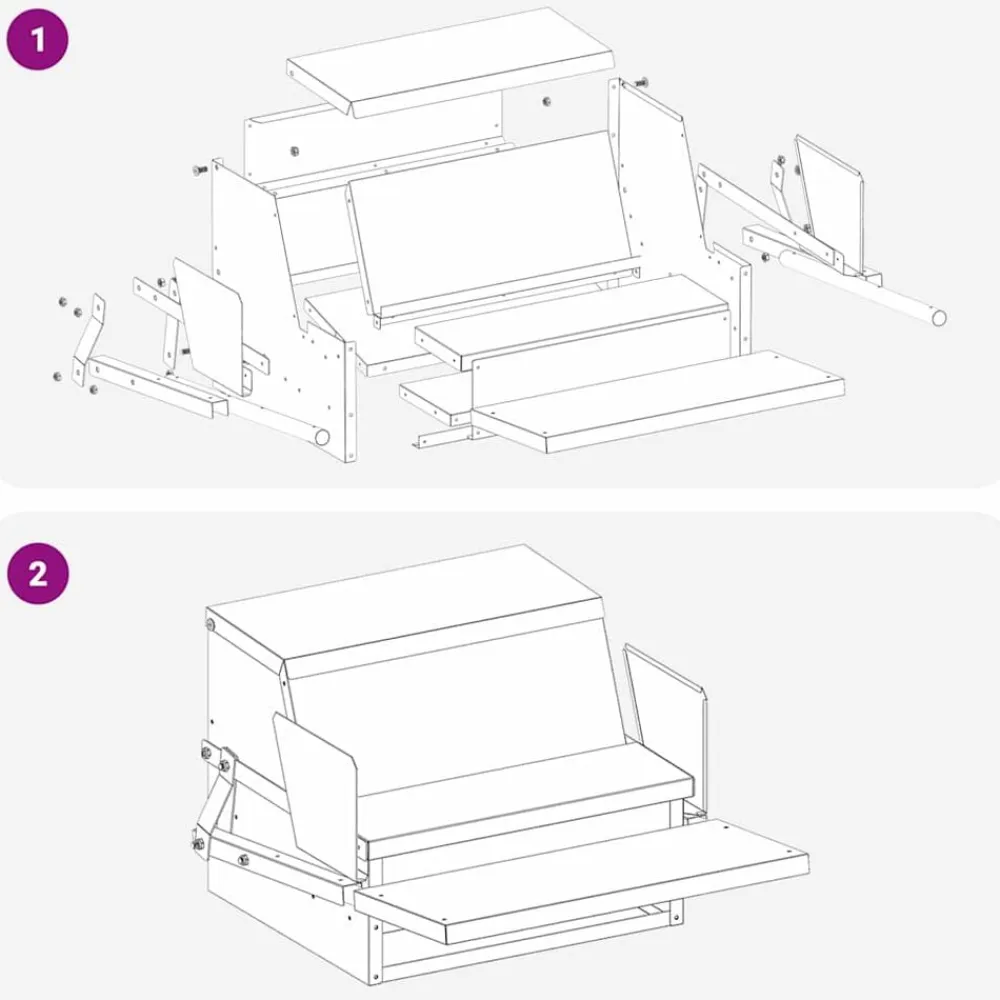 vidaXL Productos Para Mascotas-Comedero de Pedal para Pollos Plateado 50 x 40 x 29 cm