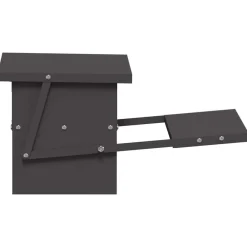 vidaXL Comedero de Pedal para Pollos 48,5 x 39,5 x 19 cm Negro Online
