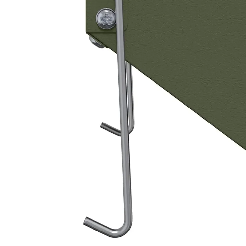 vidaXL Comedero para Conejos 12,5 x 26 x 28,5 cm Verde oliva Clearance