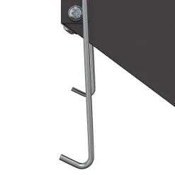 vidaXL Comedero para Conejos 12,5 x 26 x 28,5 cm Negro Hot
