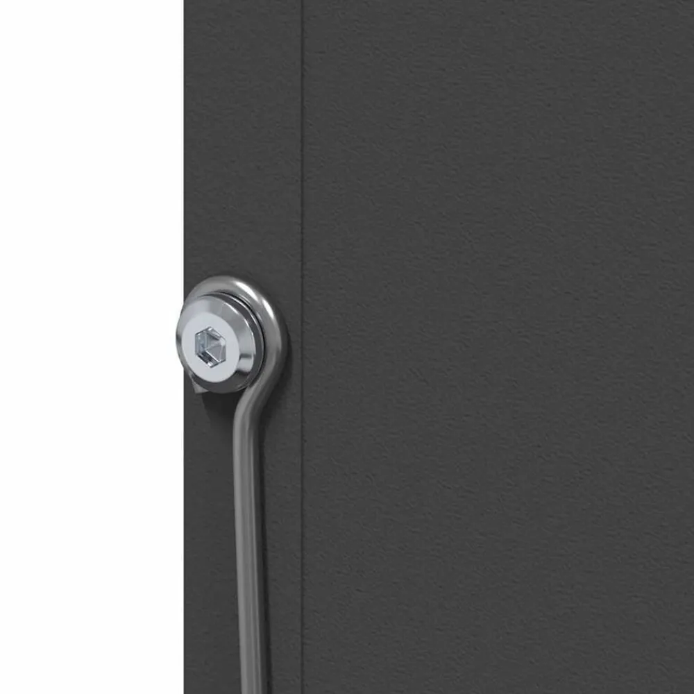 vidaXL Comedero para Conejos 12,5 x 26 x 28,5 cm Negro Hot