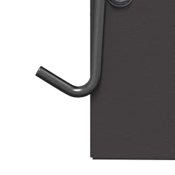 vidaXL Comedero para Conejos 12,5 x 12,5 x 25 cm Negro Clearance
