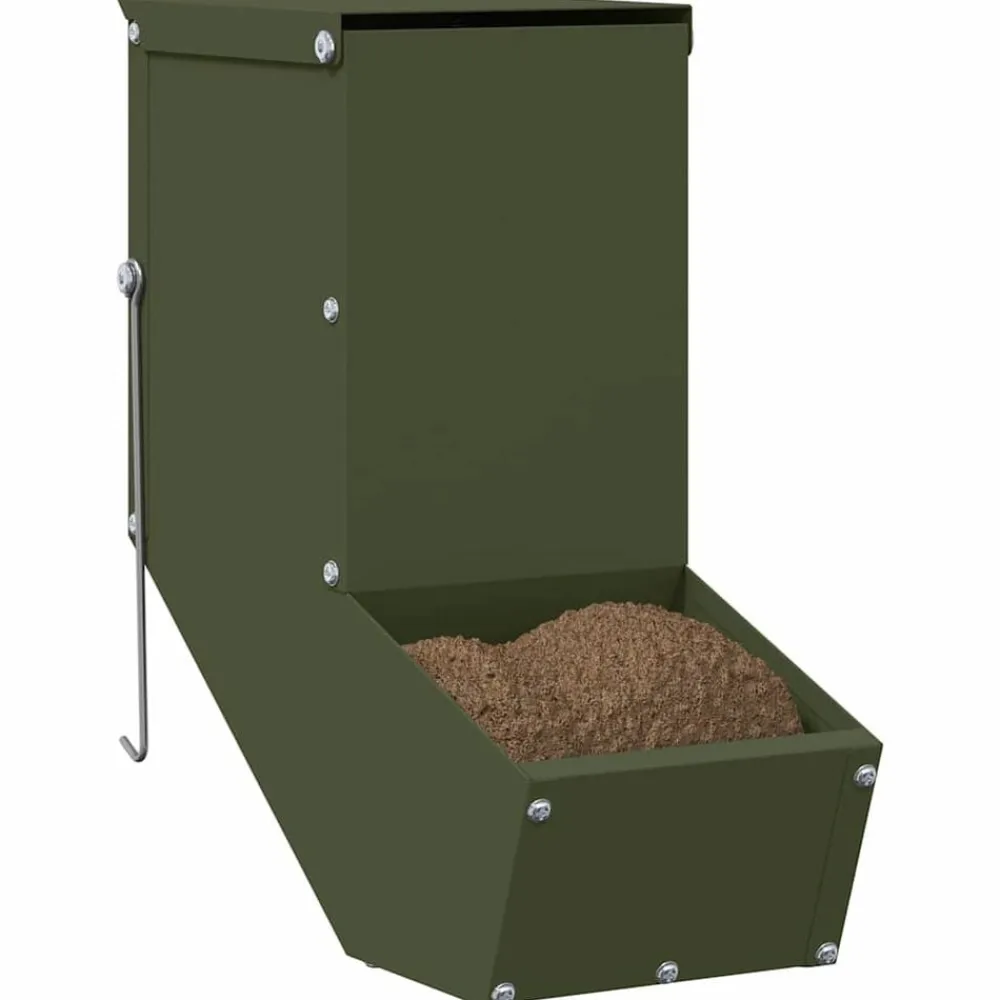 vidaXL Productos Para Mascotas-Comedero para Conejos 12,5 x 26 x 28,5 cm