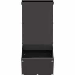 vidaXL Comedero para Conejos 12,5 x 26 x 28,5 cm Negro Best