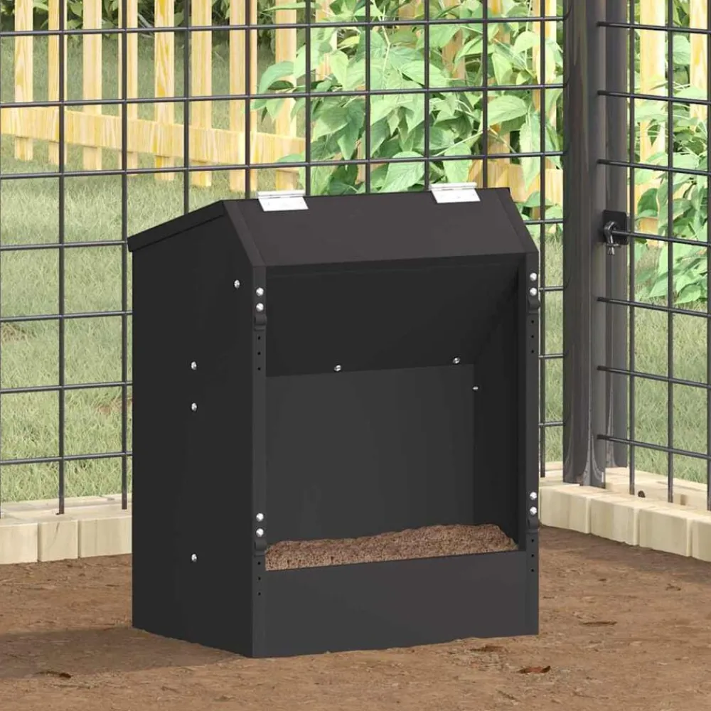 vidaXL Productos Para Mascotas-Comedero para Conejos 64.5 x 25.5 x 45.5 cm