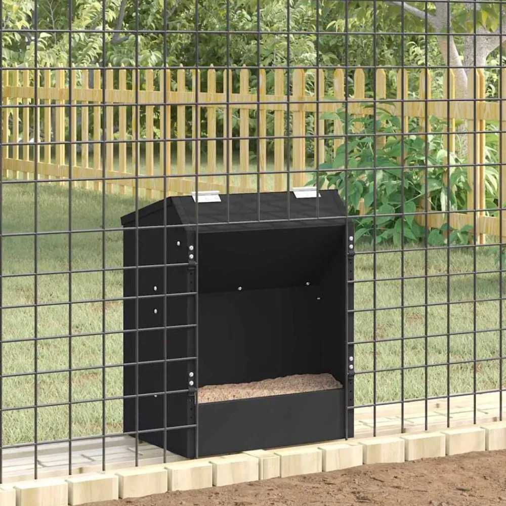 vidaXL Productos Para Mascotas-Comedero para Conejos 64.5 x 25.5 x 45.5 cm