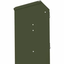 vidaXL Comedero para Conejos 64.5 x 25.5 x 45.5 cm Verde oliva