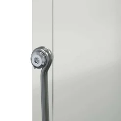 vidaXL Comedero para Conejos Plateado 12,5 x 26 x 28,5 cm Acero galvanizado Clearance