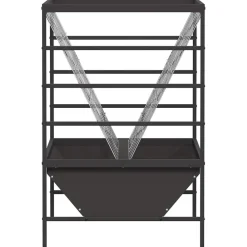 vidaXL Comedero para Ganado 100 x 60 x 90 cm Negro Clearance
