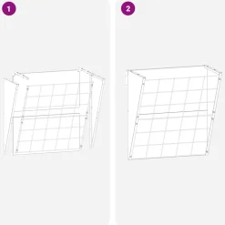 vidaXL Comedero para Heno Colgante 61 x 33 x 66 cm Negro Hot