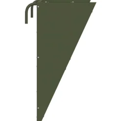 vidaXL Comedero para Heno Colgante 61 x 33 x 66 cm Verde oliva