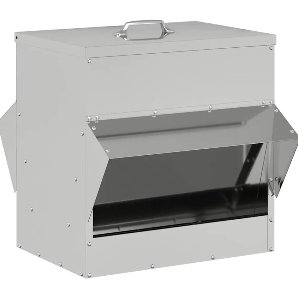 vidaXL Productos Para Mascotas-Comedero para pollos 40,5 x 45 x 41 cm