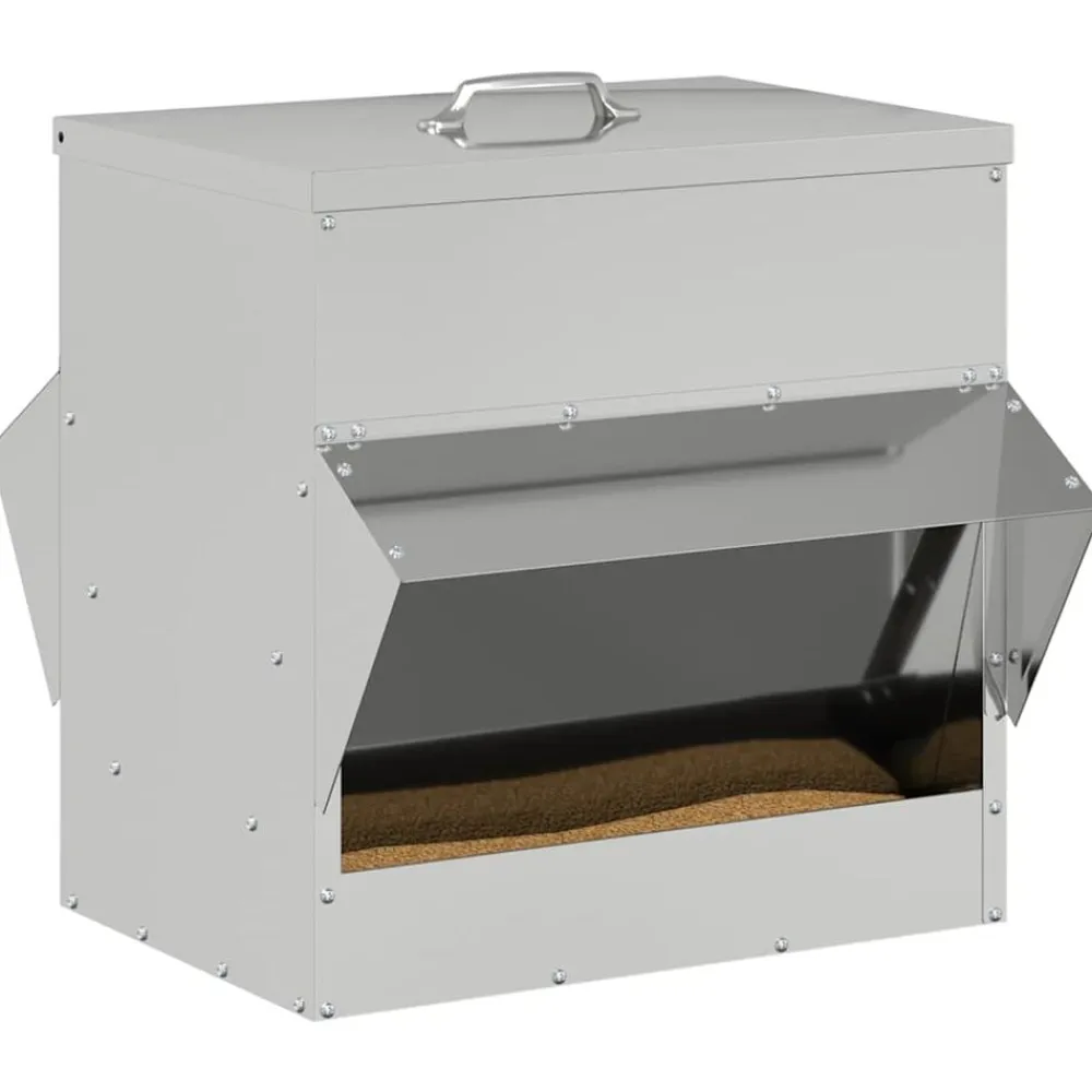 vidaXL Productos Para Mascotas-Comedero para pollos 40,5 x 45 x 41 cm