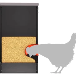 vidaXL Productos Para Mascotas-Comedero para pollos 2 pcs 60,5 x 29 x 51 cm
