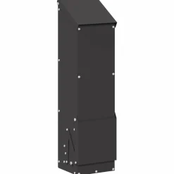 vidaXL Comedero para pollos 13 x 12 x 51 cm Negro Clearance