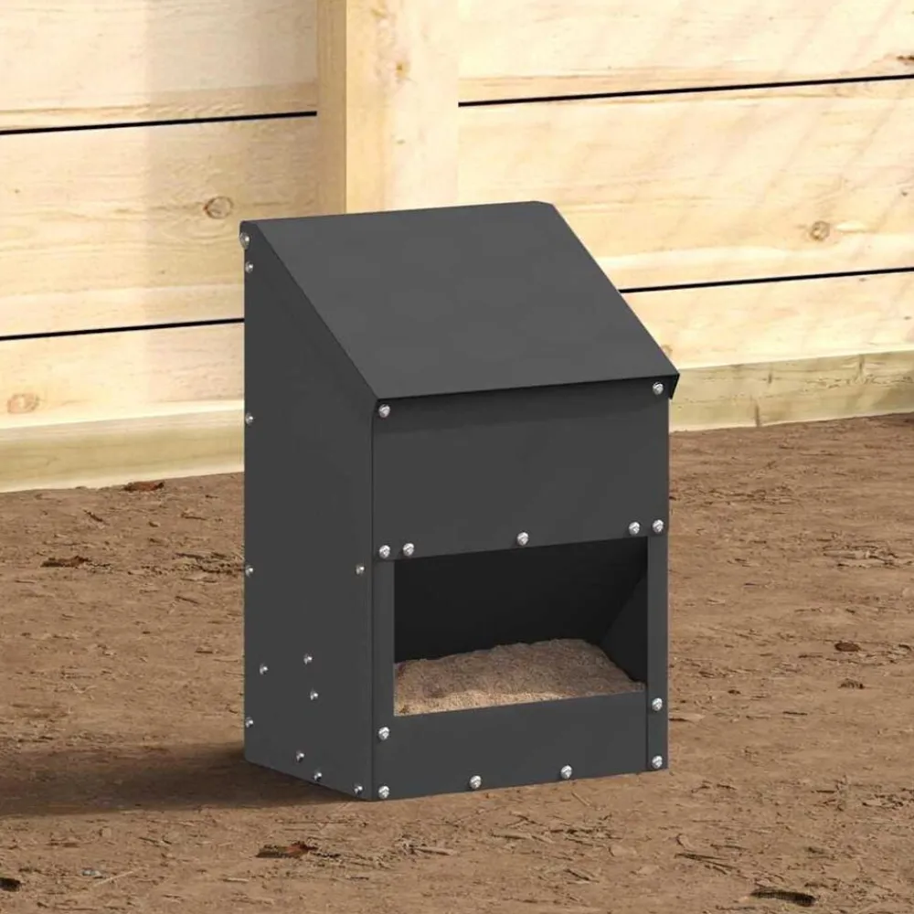 vidaXL Productos Para Mascotas-Comedero para pollos 21 x 16 x 33 cm