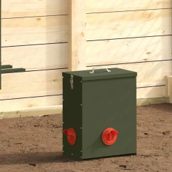 vidaXL Productos Para Mascotas-Comedero para pollos 32,5 x 20,5 x 43 cm