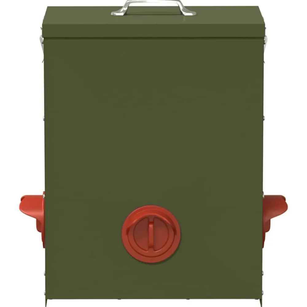 vidaXL Productos Para Mascotas-Comedero para pollos 32,5 x 20,5 x 43 cm