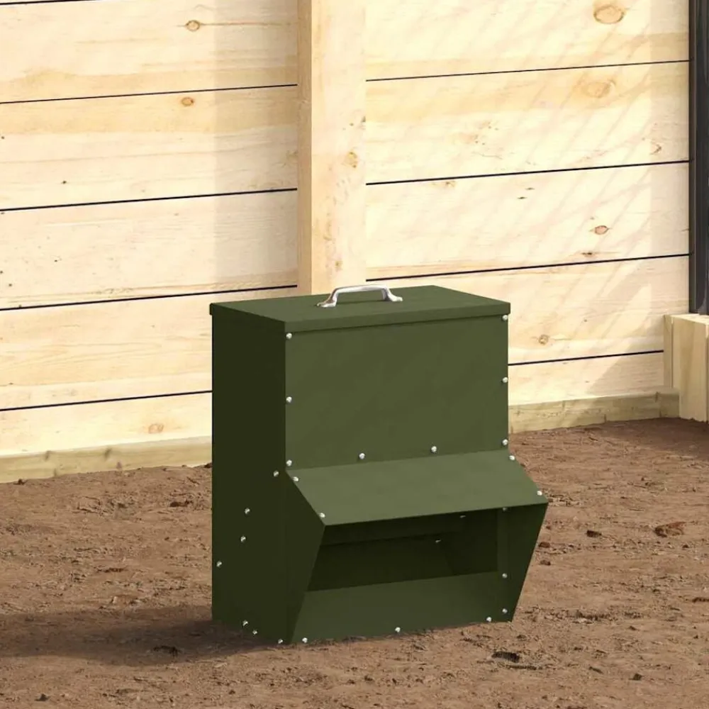 vidaXL Productos Para Mascotas-Comedero para pollos 20 x 25 x 35 cm