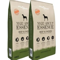 vidaXL Productos Para Mascotas-Comida seca perros Maxi Adult Essence Beef&Chicken 2 uds 30 kg
