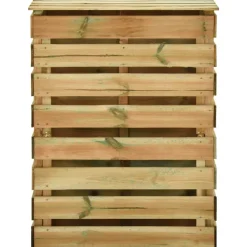 vidaXL Jardín-Compostador de láminas madera de pino impregnada 80x50x100 cm