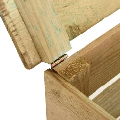 vidaXL Jardín-Compostador de láminas madera de pino impregnada 80x50x100 cm