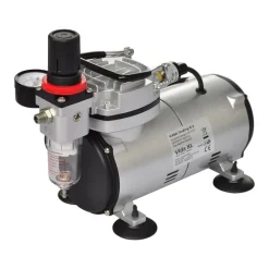 vidaXL Herramientas-Compresor de aerógrafo con 2 pistolas