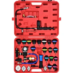 vidaXL Equipo & Herramientas De Taller-Comprobador presión circuito refrigeración y radiador 28 piezas