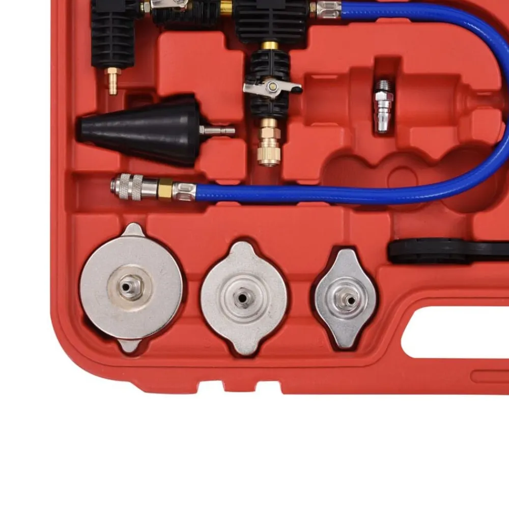 vidaXL Comprobador presión circuito refrigeración y radiador 28 piezas Discount