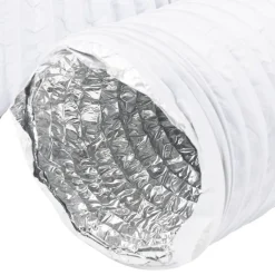 vidaXL Conducto de ventilación de aluminio y PVC 6 m Ø10 cm Clearance