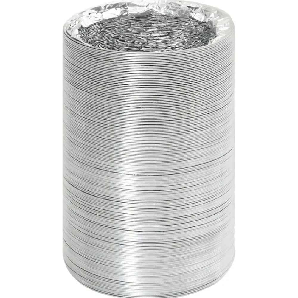 vidaXL Ventilación Y Calefacción-Conducto de ventilación de aluminio 6 m Ø10 cm