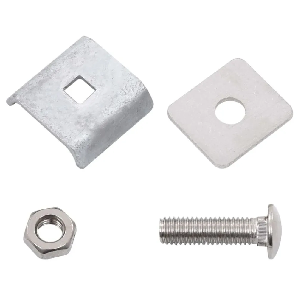 vidaXL Vallas De Jardín-Conector de enrejado 25 sets