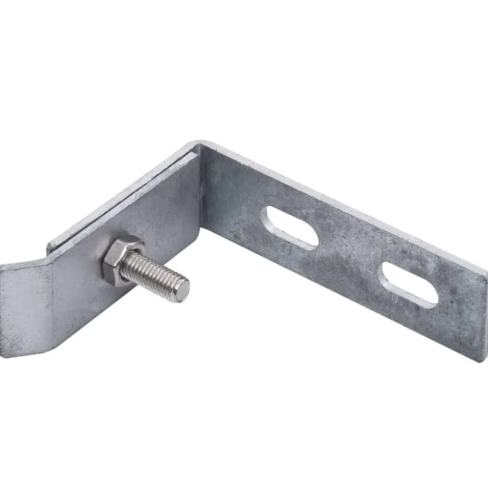 vidaXL Vallas De Jardín-Conector de esquina para pared 10 sets