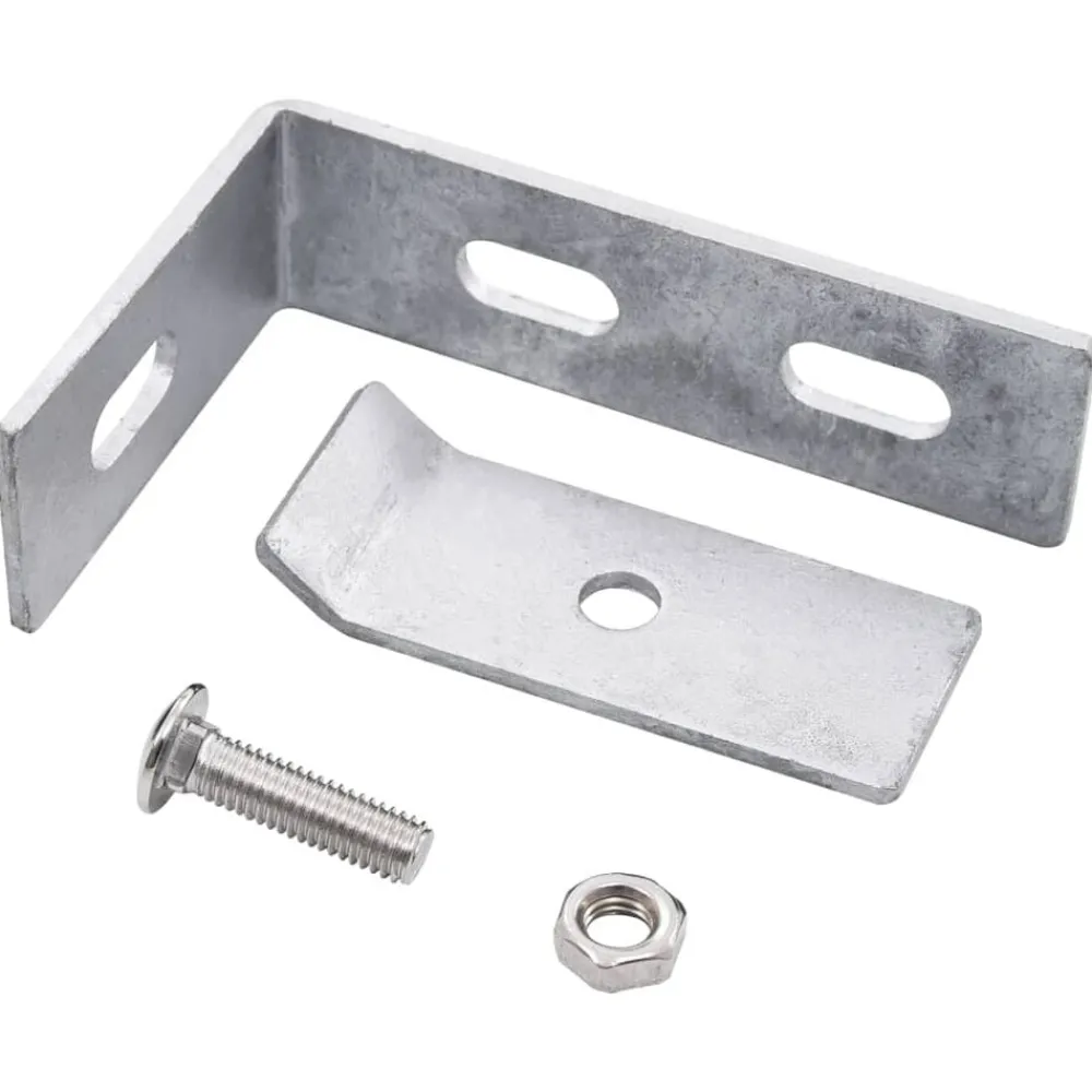 vidaXL Vallas De Jardín-Conector de esquina para pared 10 sets