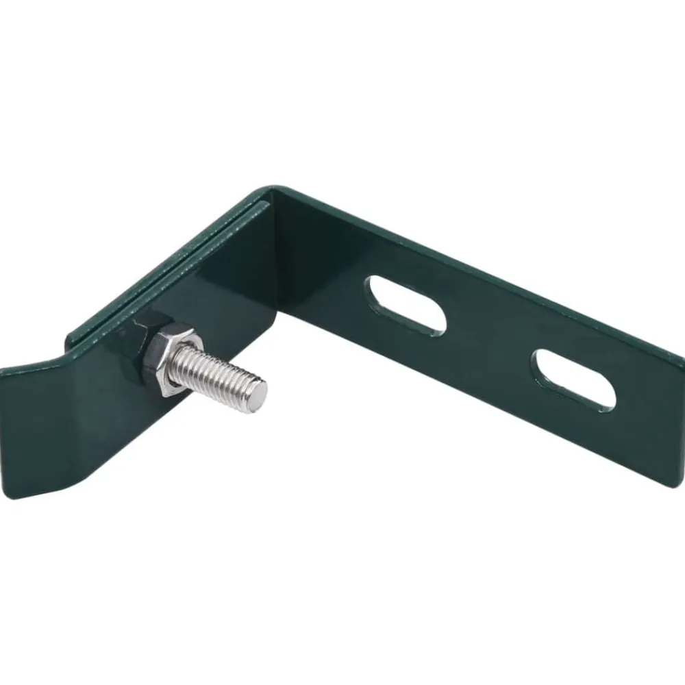 vidaXL Conector de esquina para pared 10 sets Verde Discount
