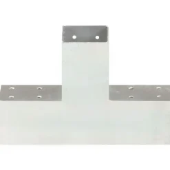 vidaXL Conector de postes en forma de X metal galvanizado 71x71 mm Discount