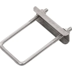 vidaXL Vallas De Jardín-Conector en U para postes de valla 25 sets 60x40 mm