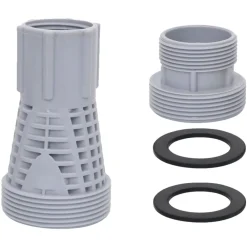 vidaXL Conectores de manguera de piscina 2 piezas plástico Online