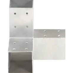 vidaXL Conectores de postes en forma de Y metal galvanizado 71x71 mm Clearance