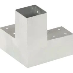 vidaXL Conectores de postes en forma de Y metal galvanizado 71x71 mm Clearance
