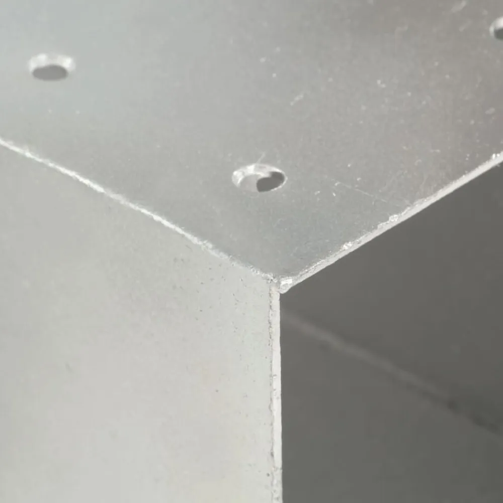vidaXL Conectores de postes en forma de Y metal galvanizado 71x71 mm Clearance