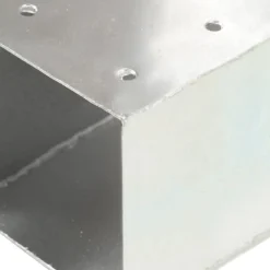 vidaXL Conectores de postes en forma de T metal galvanizados 71x71 mm Best
